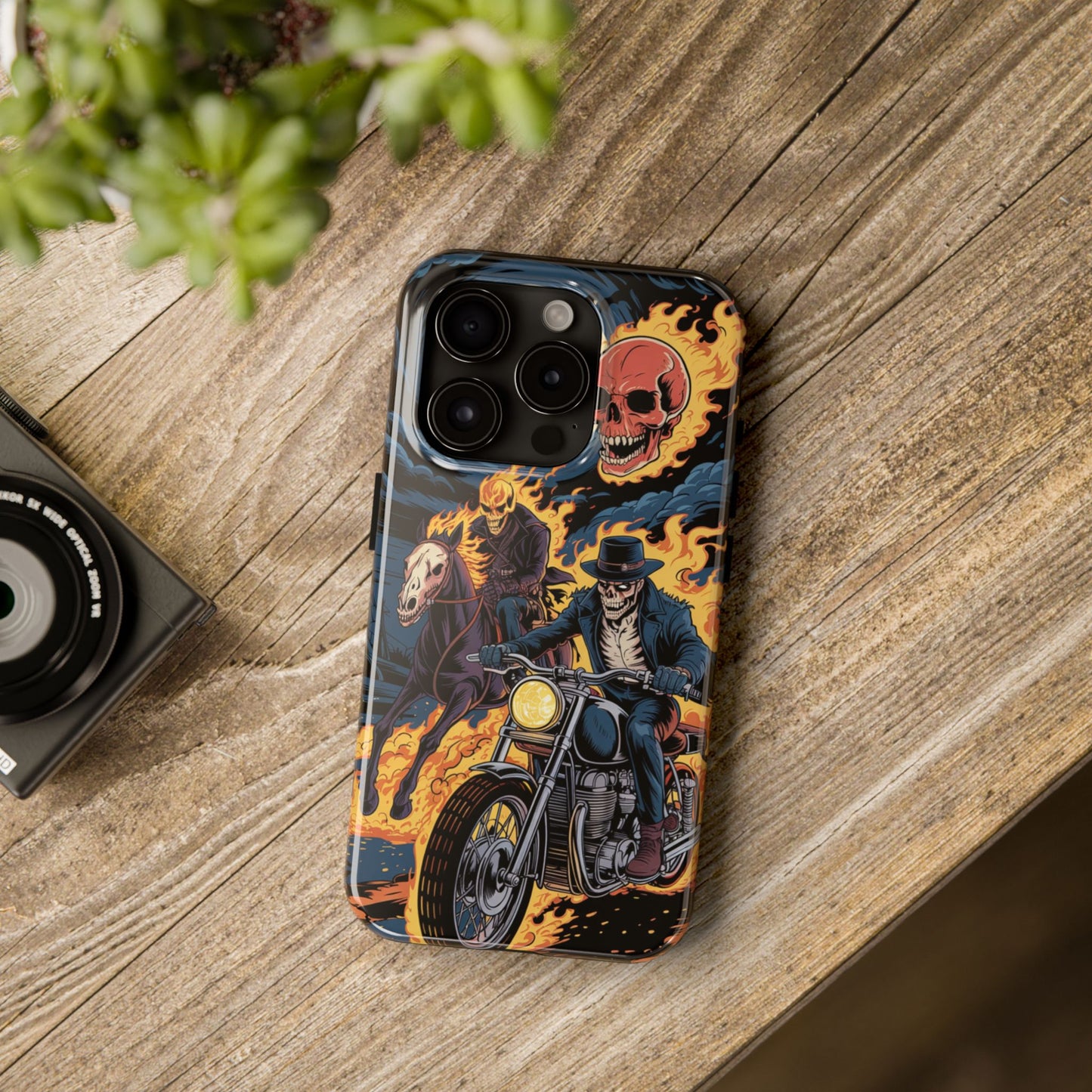 Ghost Rider Wireless Charging Support Tough Case