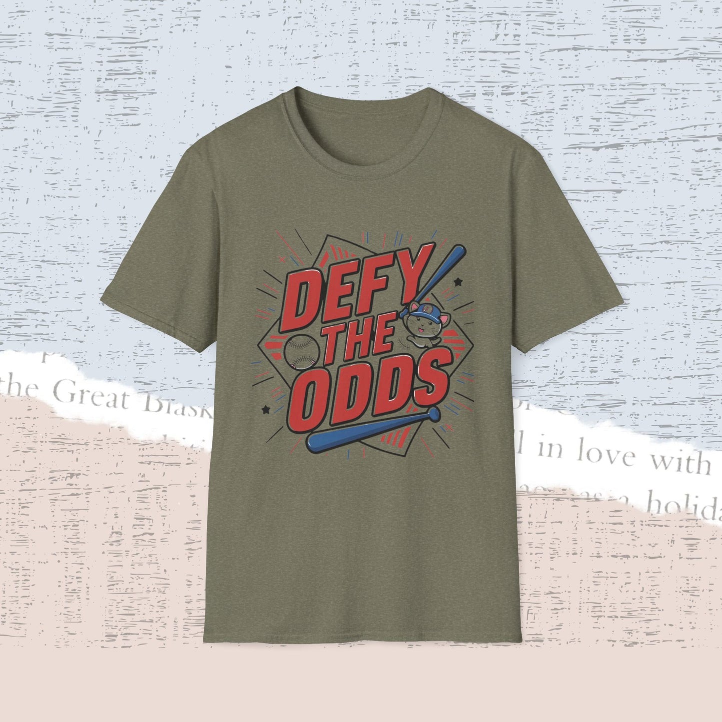 Defy The Odds Cotton Men Tee