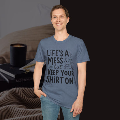 Life Messy Cotton T-Shirt