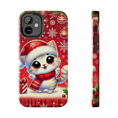 Merry Meows Wireless Charging Support Tough Case