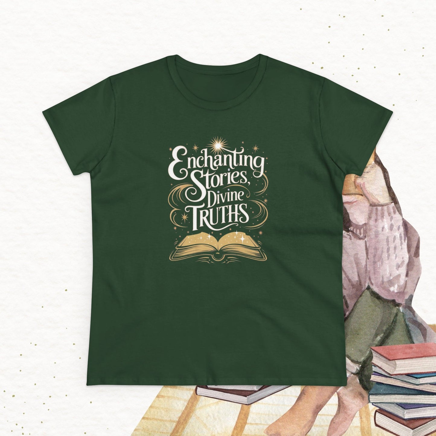 Spiritual Saga Women Cotton Tshirt