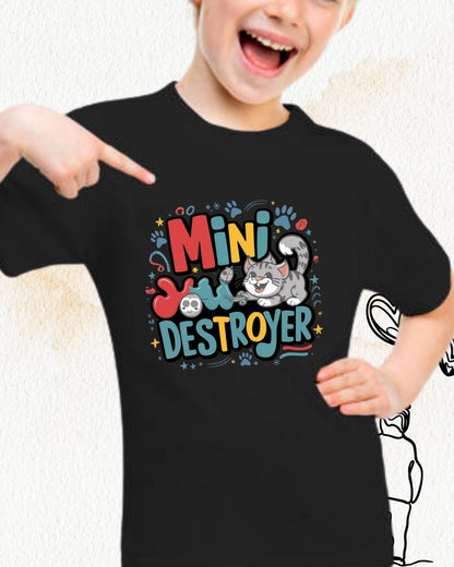 Mini Destroyer Kids Cotton T-Shirt