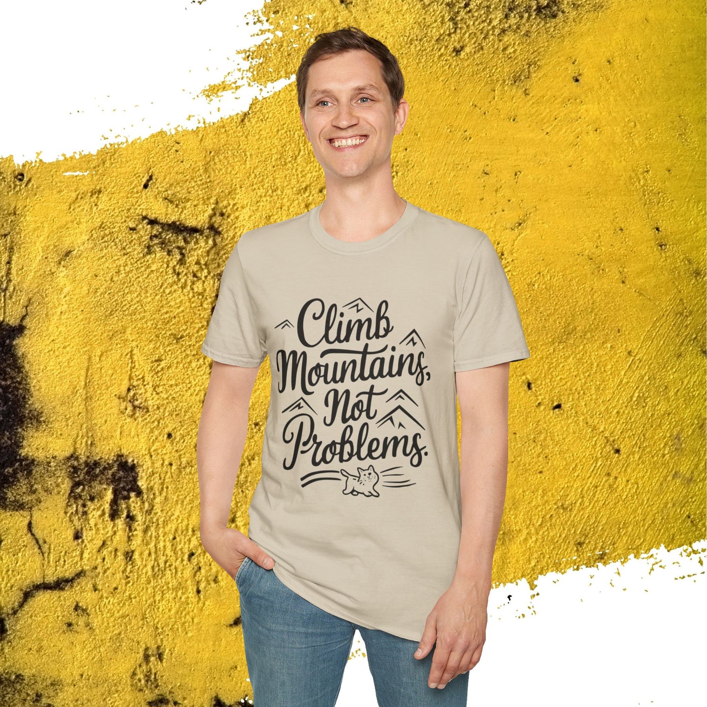 Climb Mountain Cotton T-Shirt