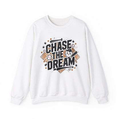 Chase The Dream Heavy Unisex Cotton Crewneck Sweatshirt