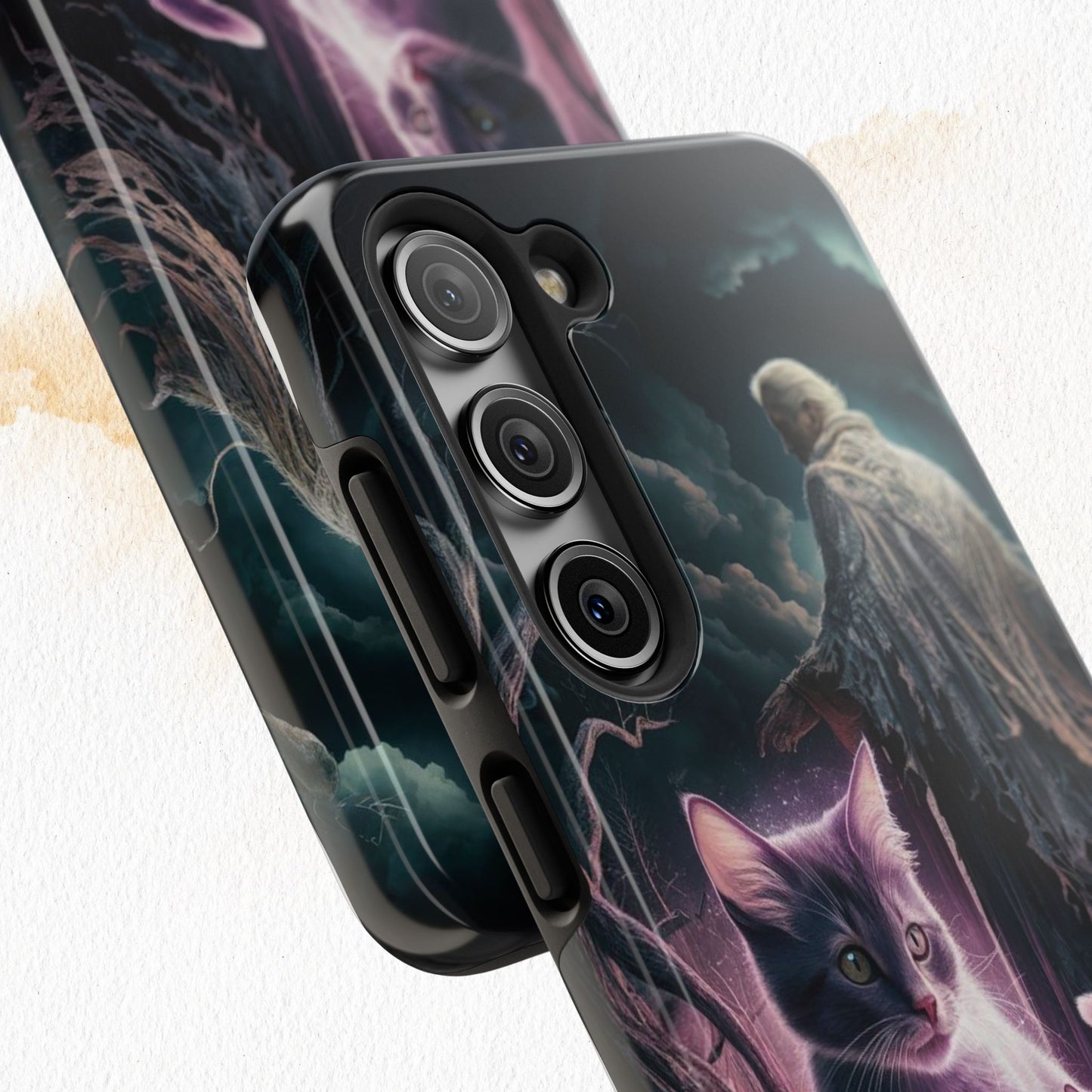 Meowmoirs Wireless Charging Support Tough Case