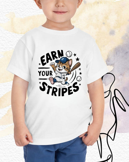 Earn Your Stripes kid Cotton T-Shirt