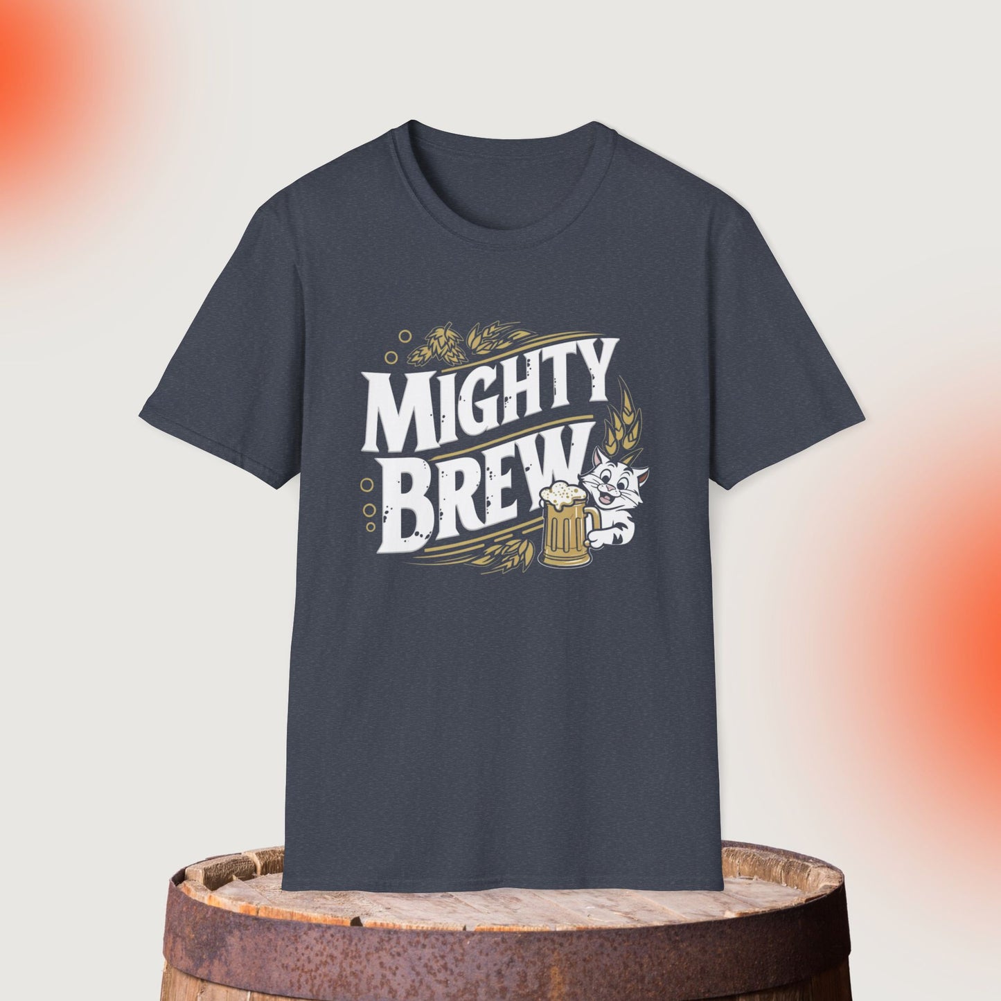 Mighty Brew Cotton Crew Neck Tshirt