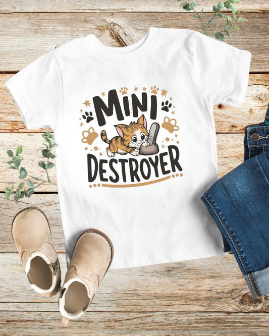 Mini Destroyer Kids Cotton  T-Shirt