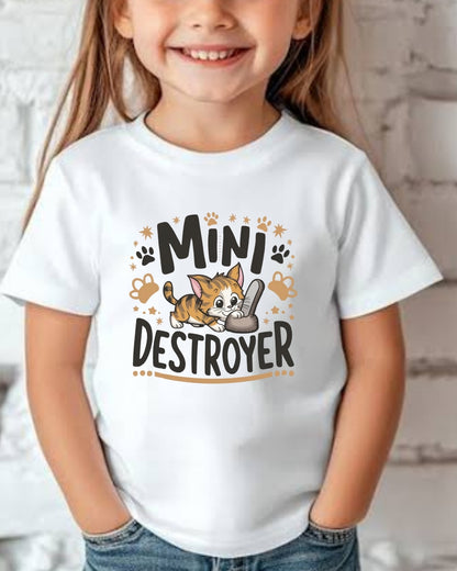 Mini Destroyer Kids Cotton  T-Shirt