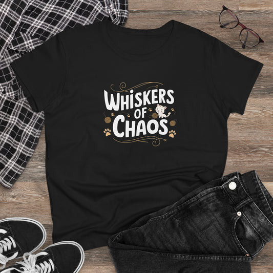 Whiskers of Chaos Women Graphic Tees