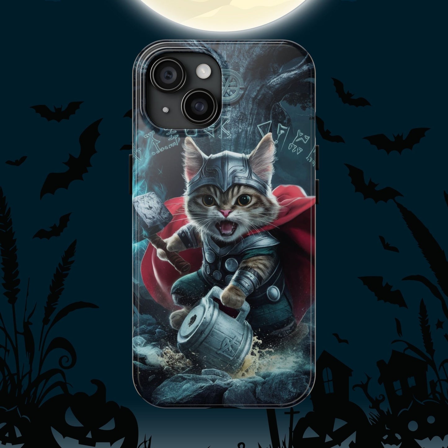 Meow Mjolnir Wireless Charging Support Tough Case