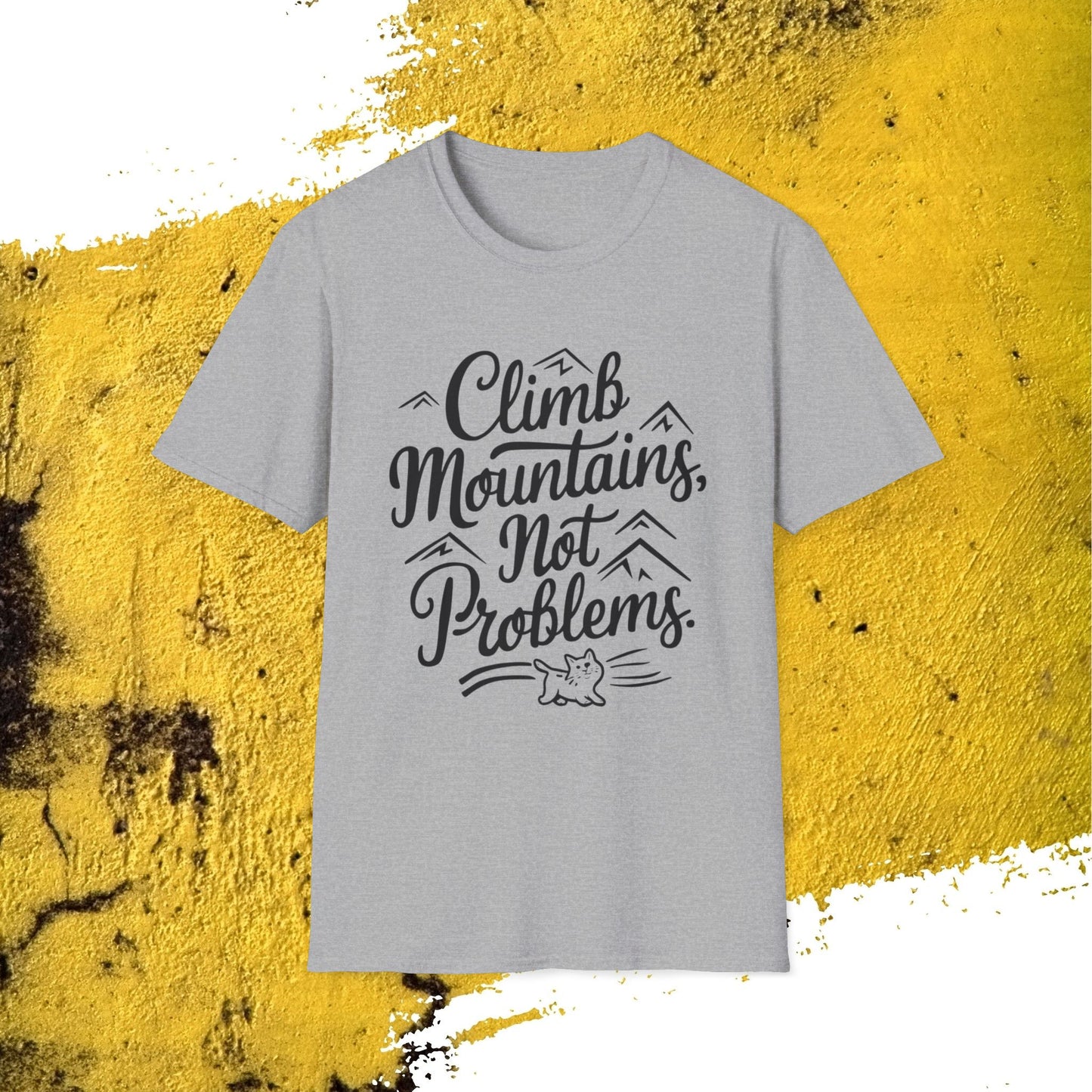 Climb Mountain Cotton T-Shirt