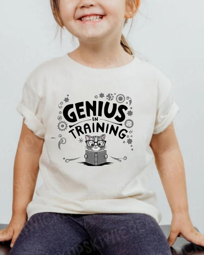 Genius In Training Kids Cotton T-Shirt