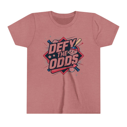 Defy The Odds Youth Heavy Cotton T-Shirt