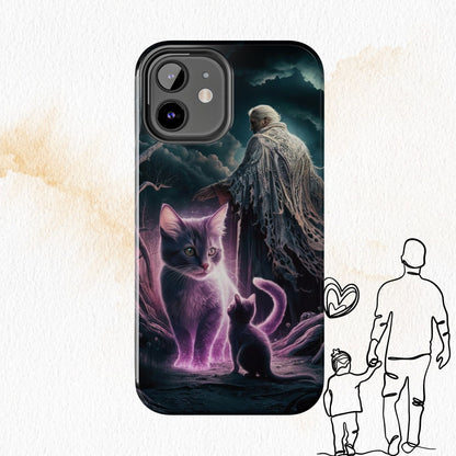 Meowmoirs Wireless Charging Support Tough Case