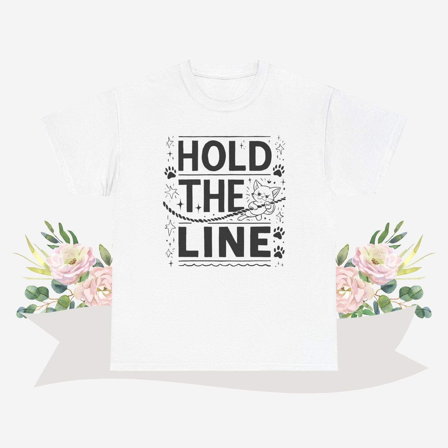 Hold The Line Cotton Tshirt
