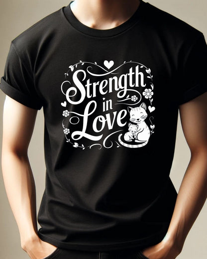 Strength In Love Cotton Tshirt