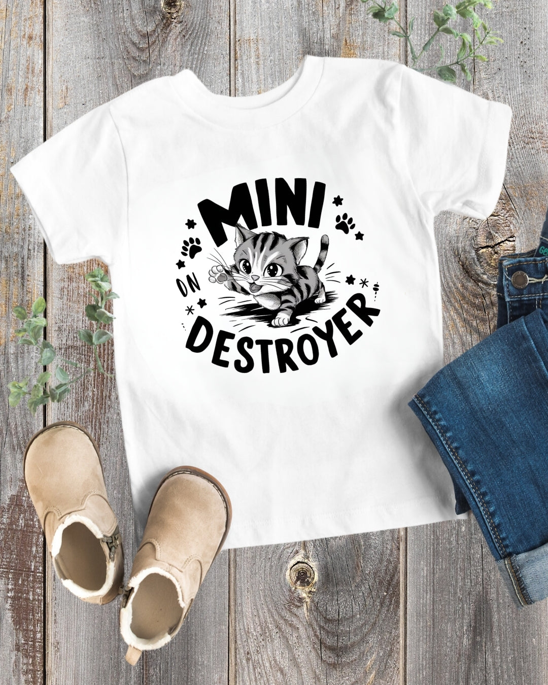 Mini Destroyer Toddler Cotton T-Shirt