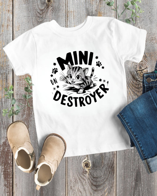 Mini Destroyer Toddler Cotton T-Shirt