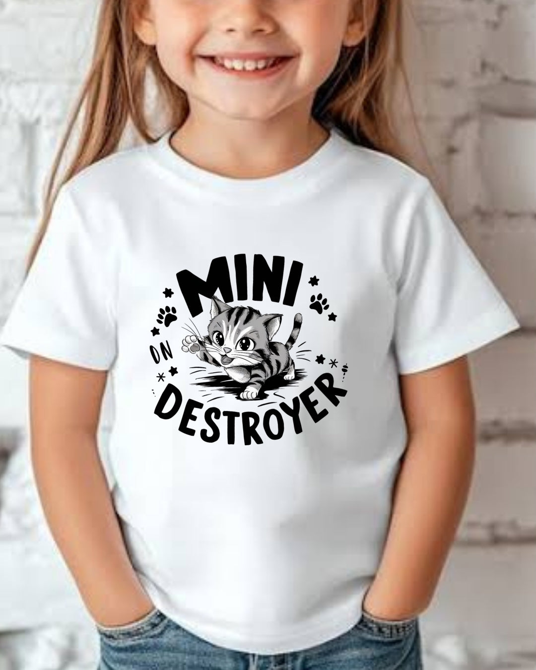 Mini Destroyer Toddler Cotton T-Shirt