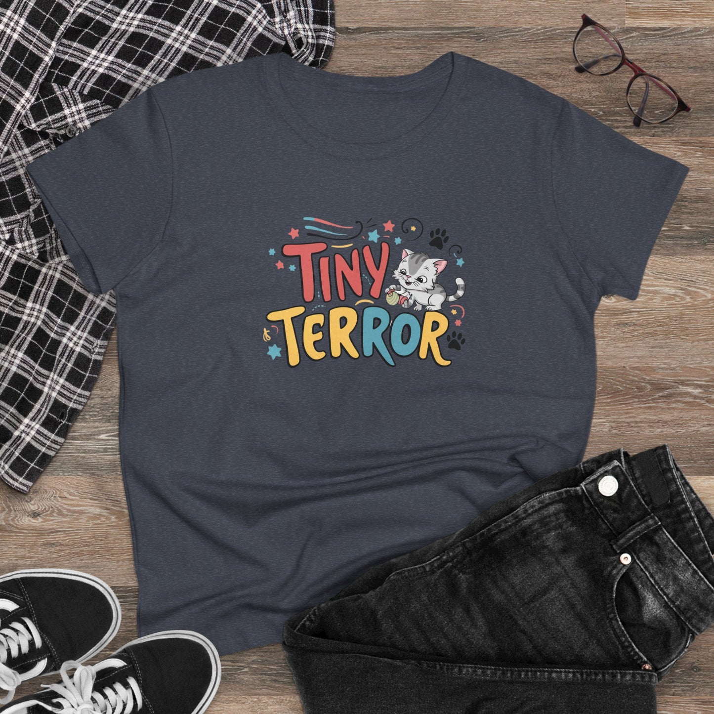 Tinny Terror Women Cotton Tshirt