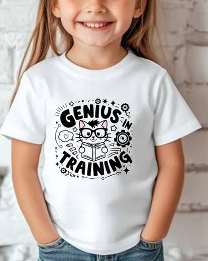 Genius In Training Toddler Cotton T-Shirt