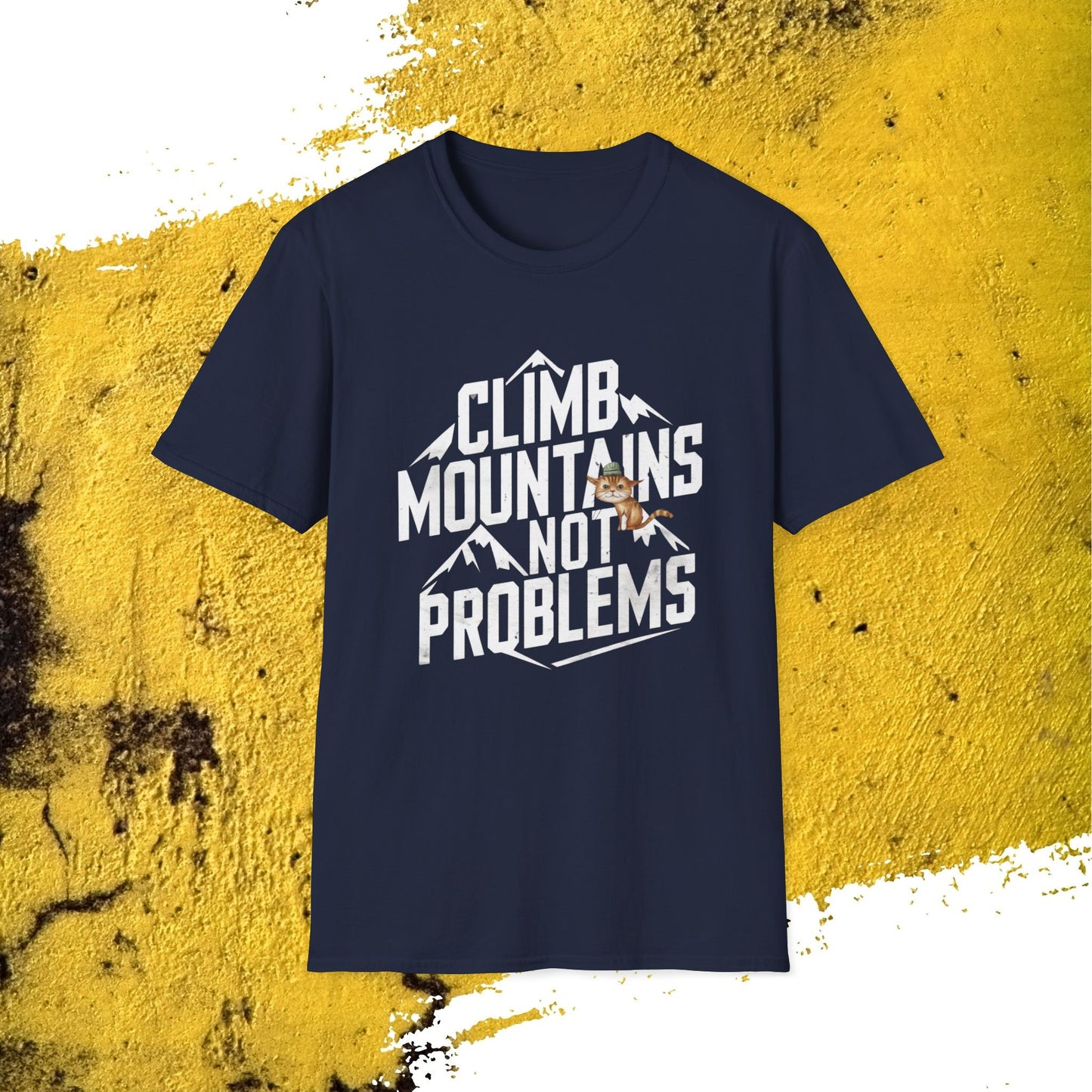 Climb Mountain Cotton Men T-Shirt