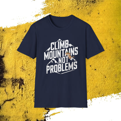 Climb Mountain Cotton Men T-Shirt
