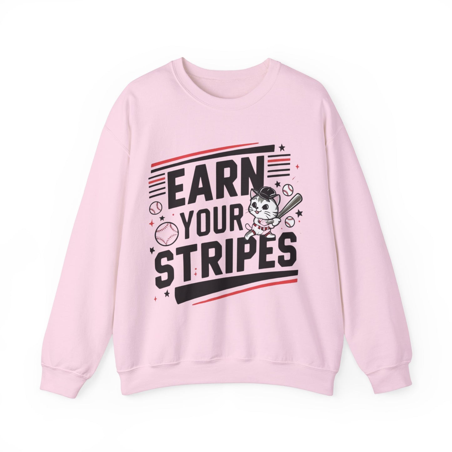 Earn Your Stripe Ultra Cotton Crewneck Sweatshirt