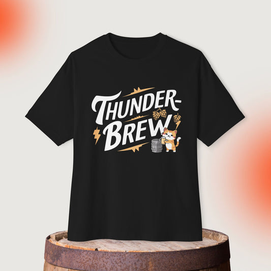 Thunder Brew Unisex Beerlover Oversized Boxy Tshirt