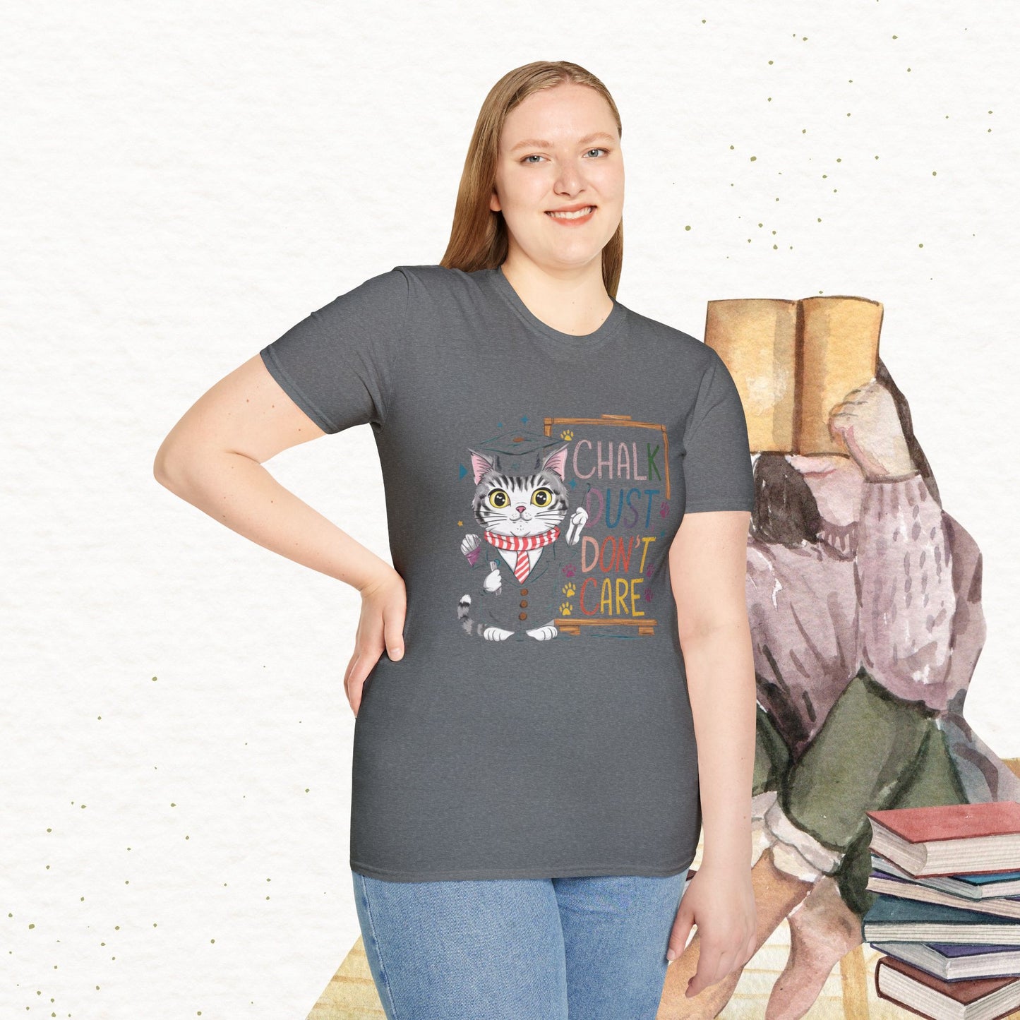 Chalk Dust Don't Care Cotton Tee