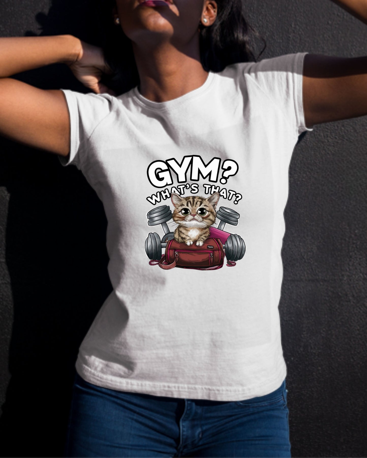 Gym What That Cotton Crew Neck Tshirt