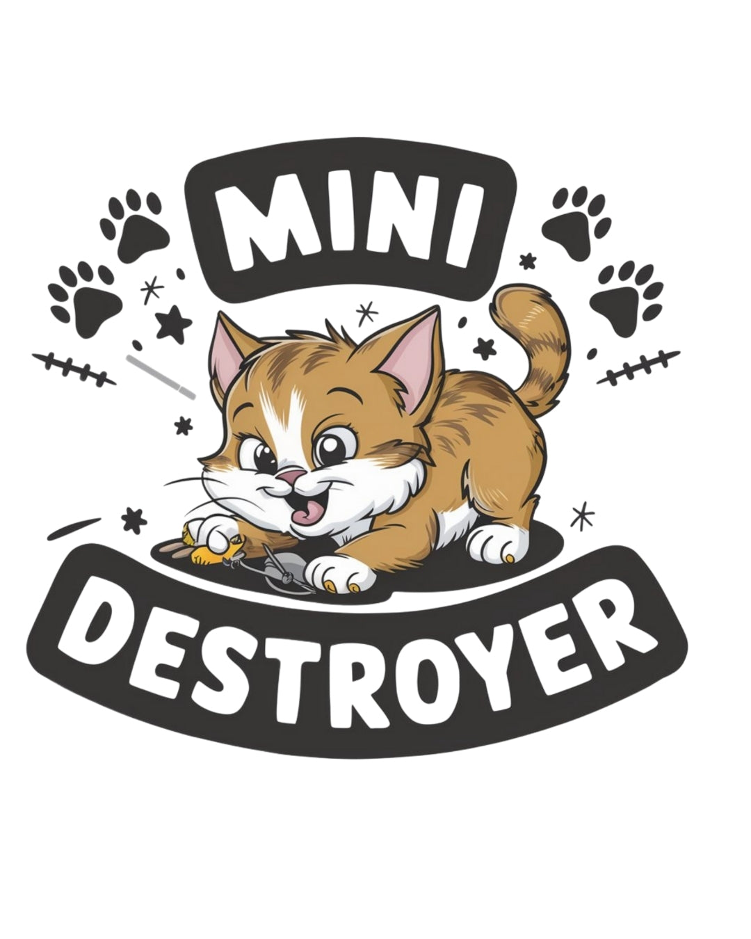 Mini Destroyer Toddler Cotton T-Shirt