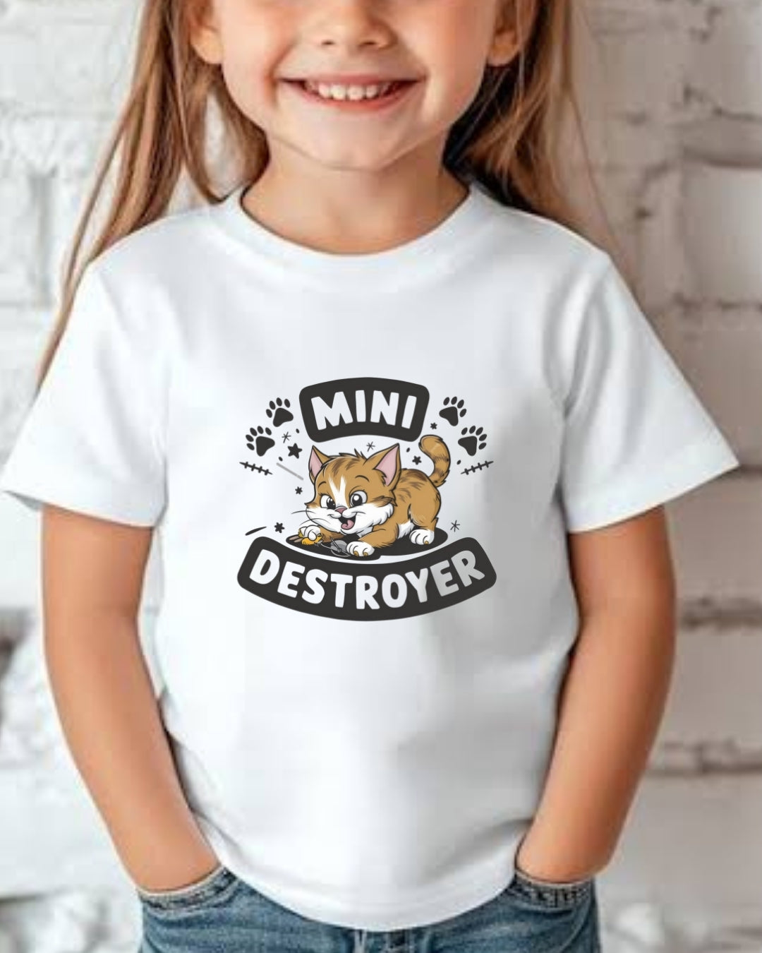 Mini Destroyer Toddler Cotton T-Shirt