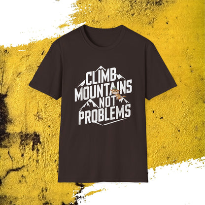 Climb Mountain Cotton Men T-Shirt