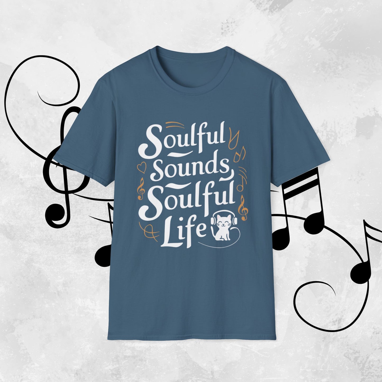 Soulful Sound Soulful Life Cotton Men Tshirt