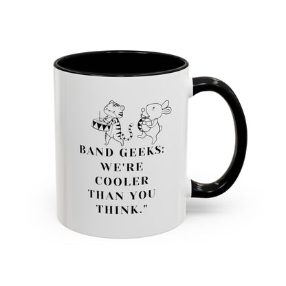 Billien Meowlody Maker Printify 11 oz 11oz accent mug Coffee Mugs Holiday Picks Home & Living Kitchen Mugs Spring Essentials two tone White base