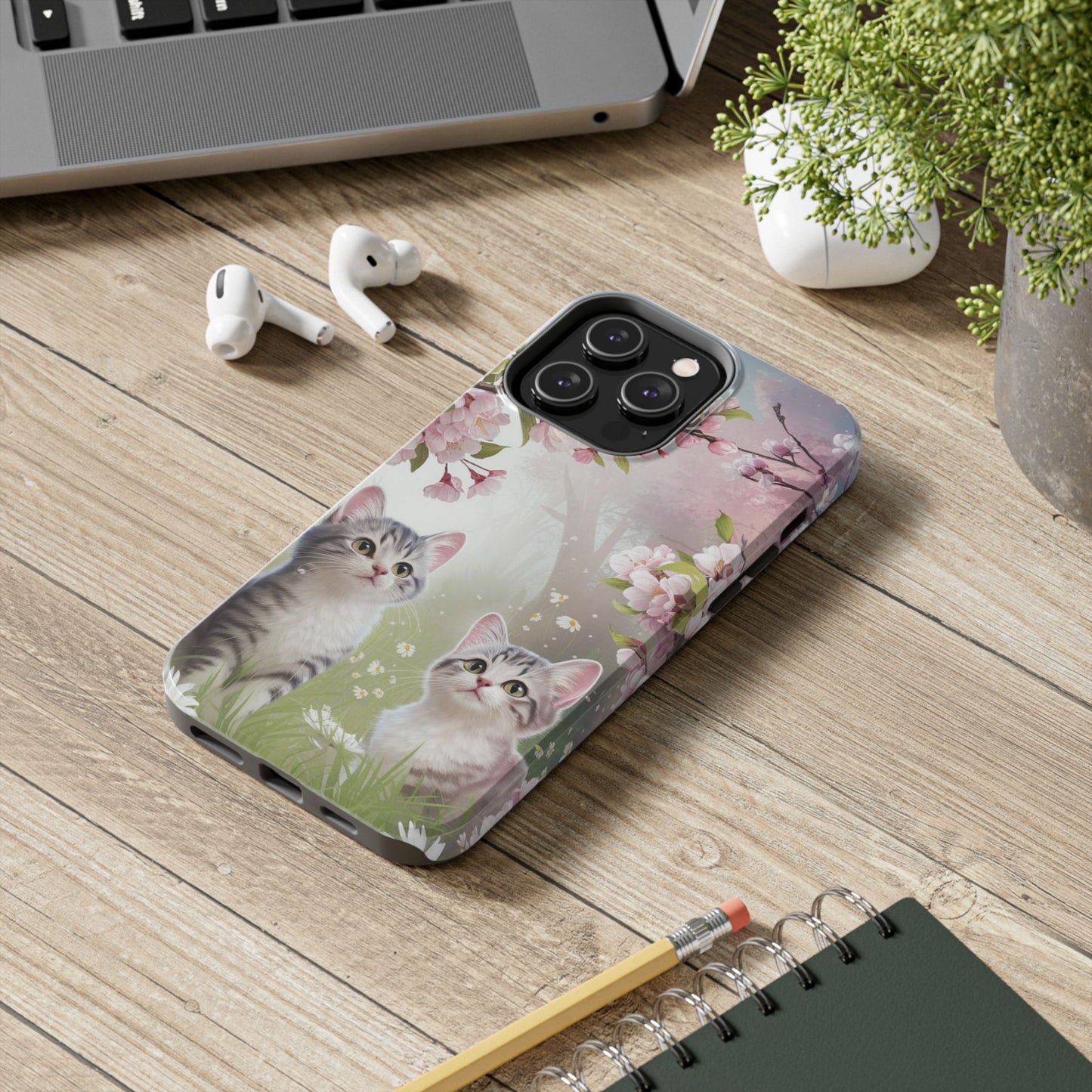 Lavender Lullaby Wireless Charging Support Tough Case