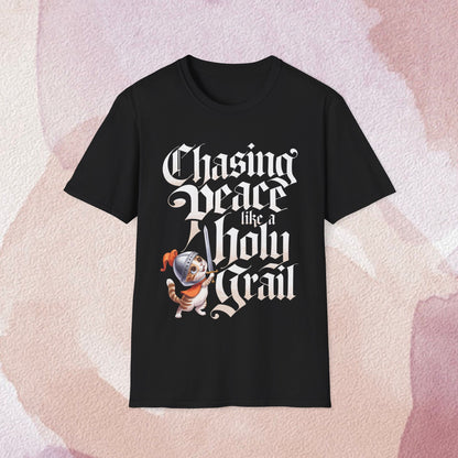 Chasing Peace Like A Holy Grail Unisex Softstyle T-Shirt