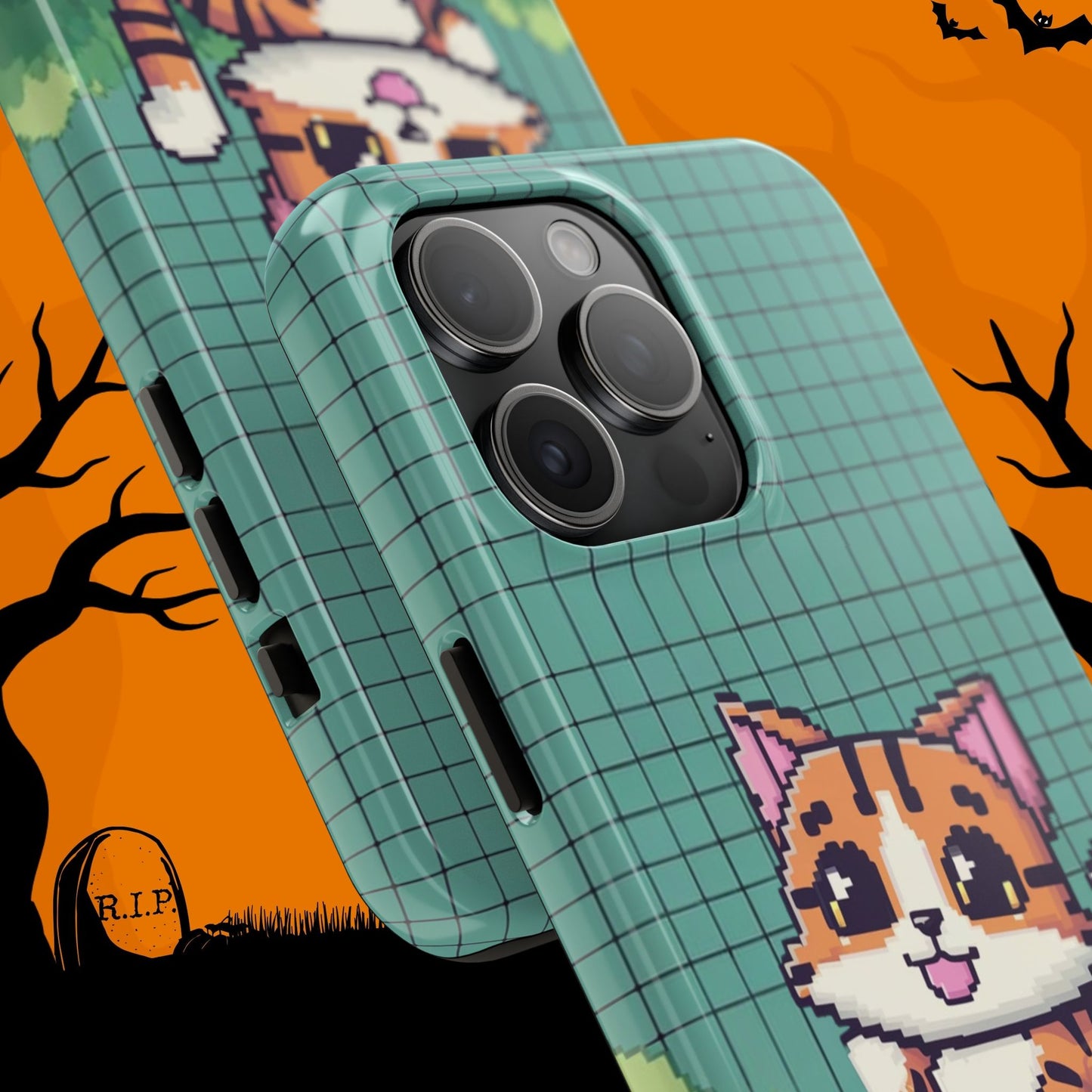 Meowmarabilia Wireless Charging Support Tough Case.