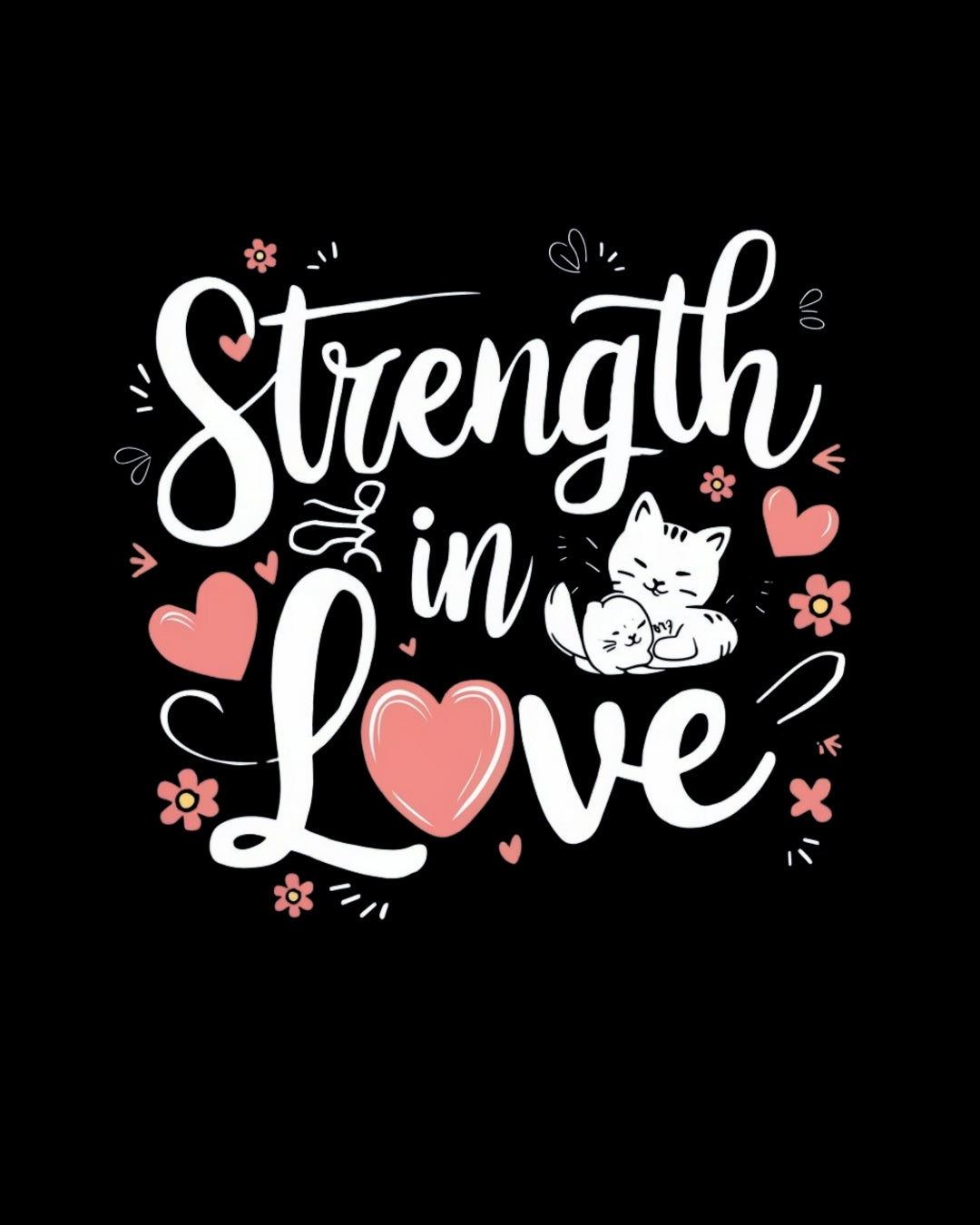 Strength In Love Cotton Tees