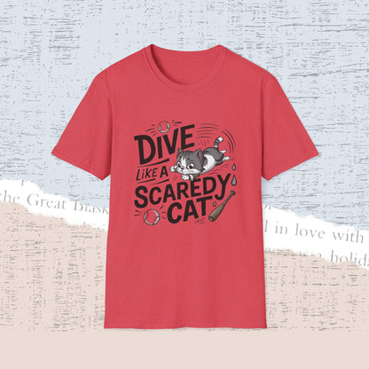 Dive Like Scaredy Cotton Men Tee