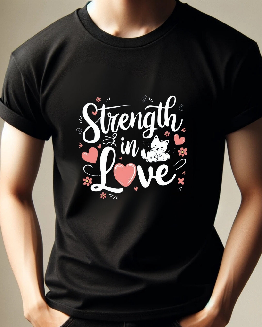 Strength In Love Cotton Tees