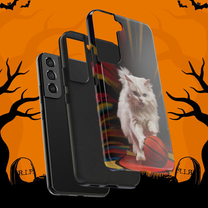 Alley-Oop Meow Wireless Charging Support Tough Case.