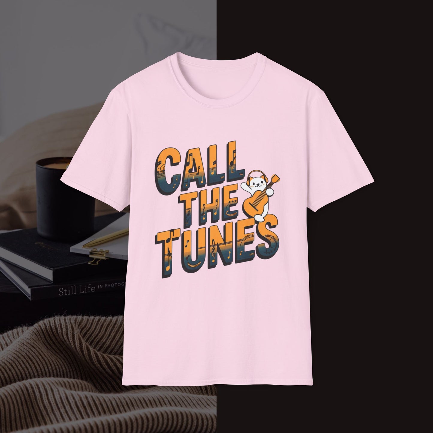 Call The Tunes Music Idiom Unisex Softstyle T-Shirts