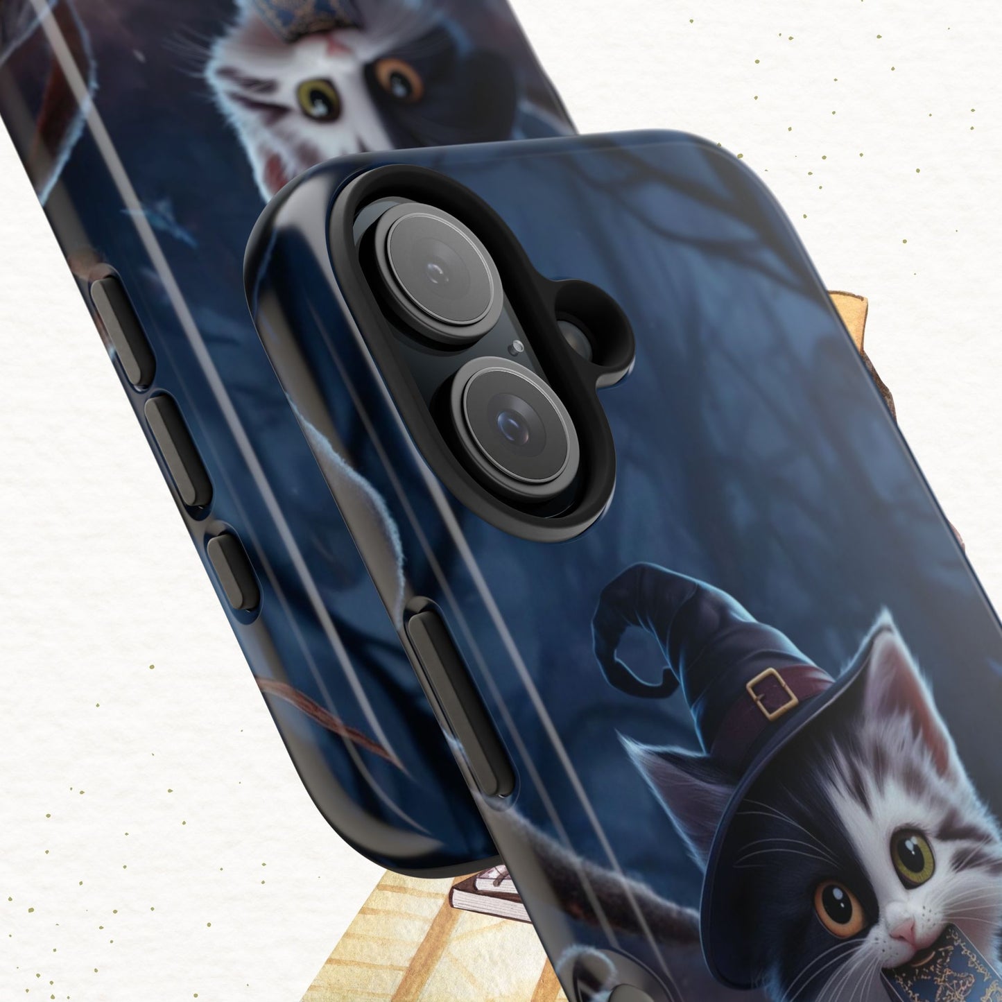 Chrono Catnap Wireless Charging Support Tough Case
