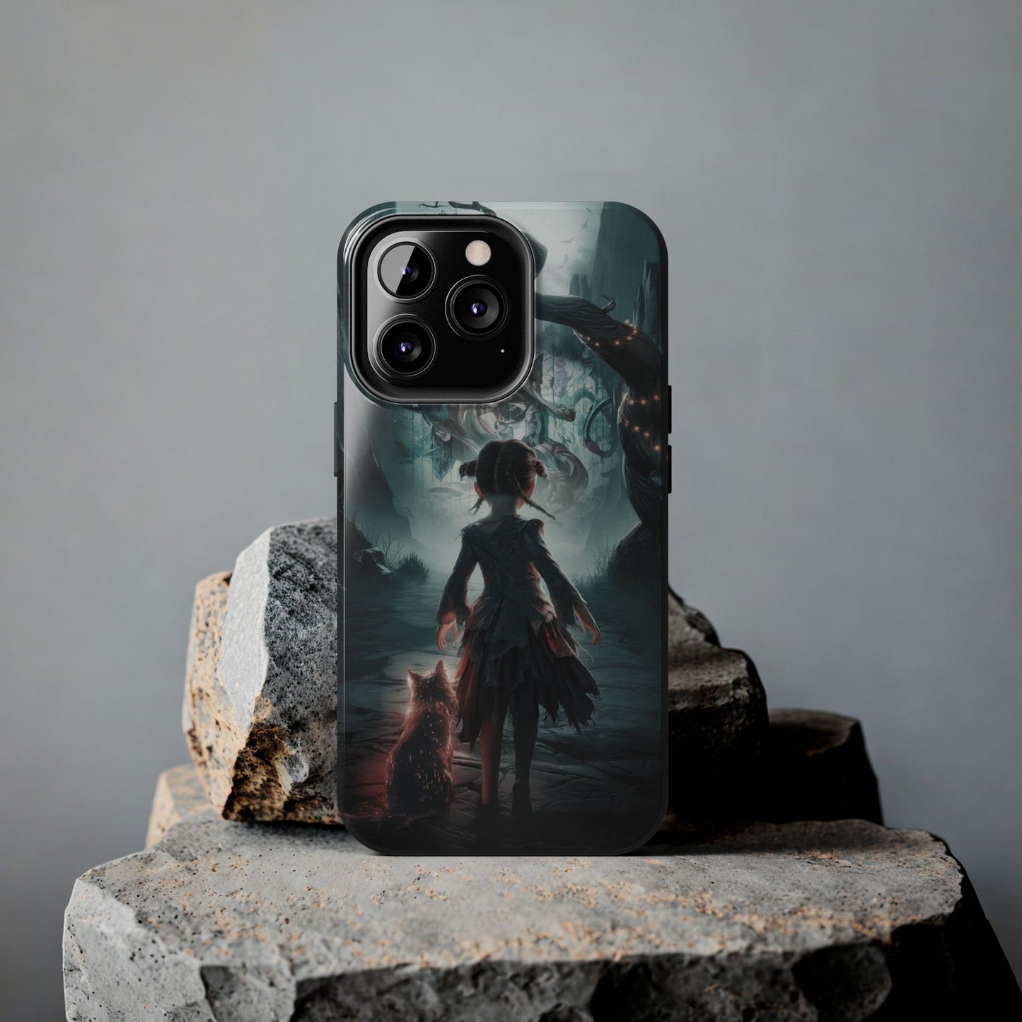 Feline Festivities Wireless Charging Support Tough Case.