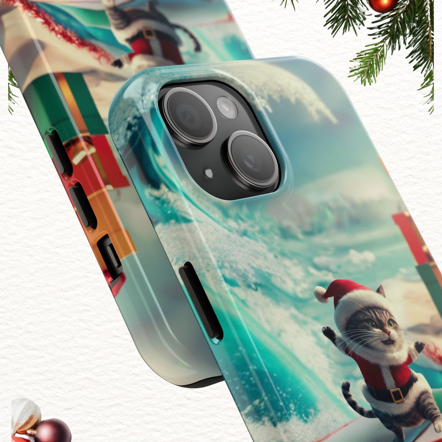 Meow Magic Wireless Charging Support Tough Case.