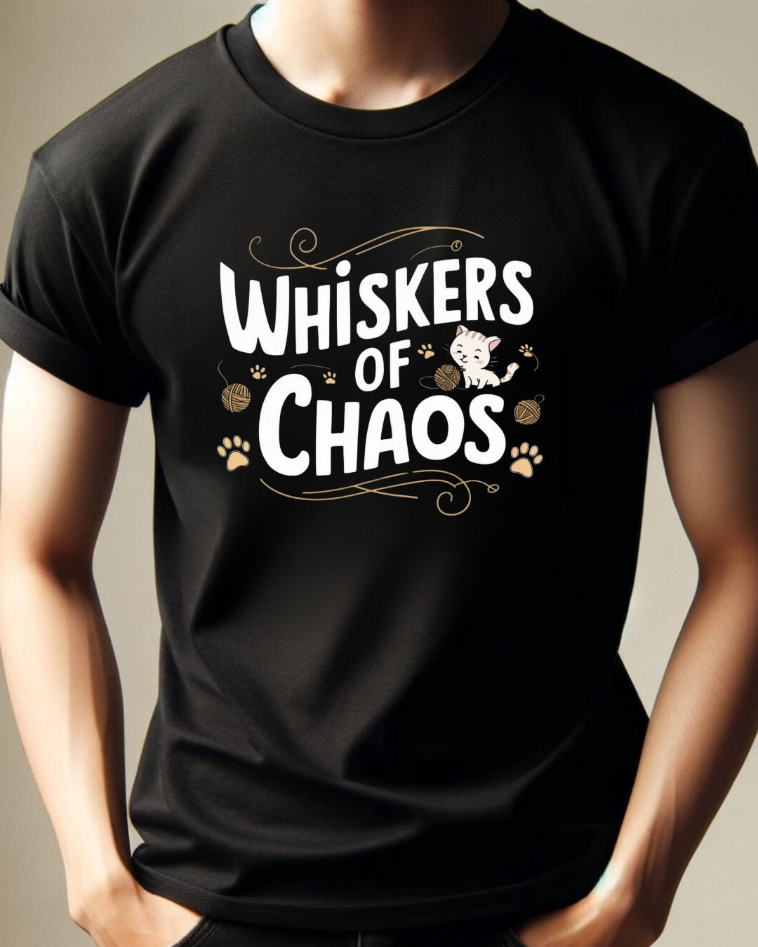 Whiskers of Chaos Cotton Tshirt