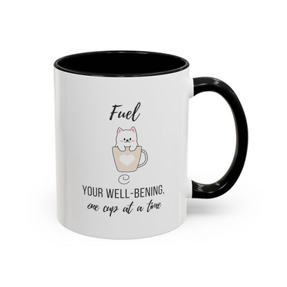 Billien Nap Fuel Printify 11 oz 11oz accent mug Coffee Mugs Holiday Picks Home & Living Kitchen Mugs Spring Essentials two tone White base